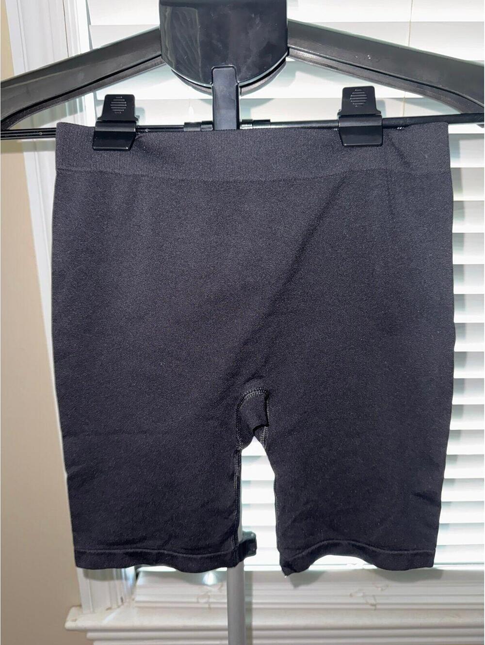 Helmut Lang Womens XS/S Black Bike Shorts NWT Stretch Jersey Minimalist